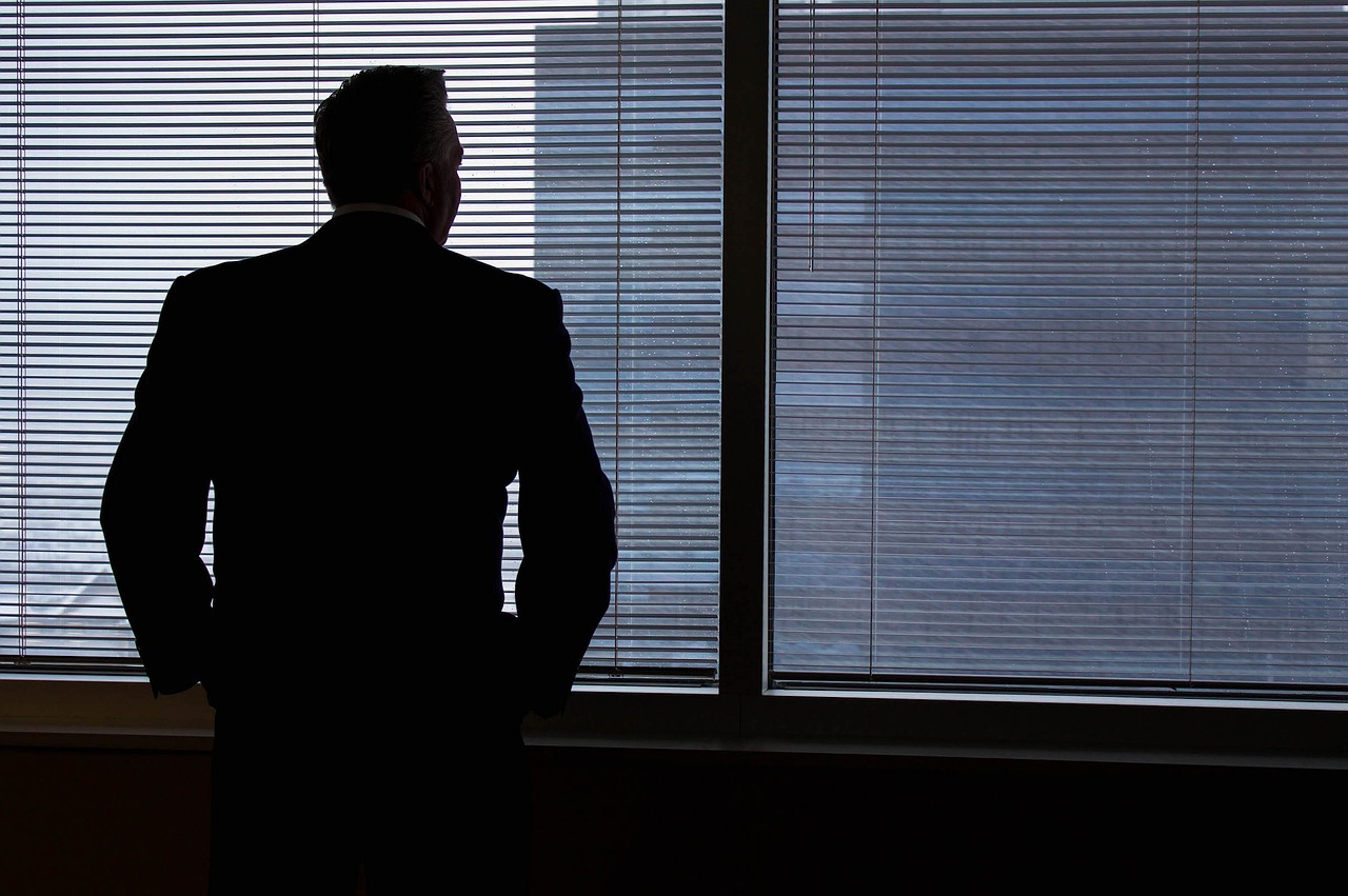 businessman, silhouette